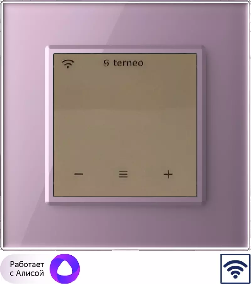 Wi-Fi Терморегулятор Terneo SX для рамки LIVOLO с сенсорным управлением, внешний датчик температуры, бежевый (механизм) / Рамка Livolo, 1 пост (Розовый) Wi-Fi Терморегулятор Terneo SX для рамки LIVOLO с сенсорным управлением, внешний датчик температуры, бежевый (механизм) / Рамка Livolo, 1 пост (Розовый)