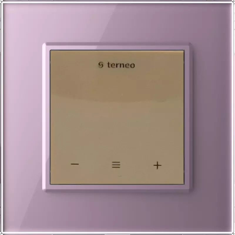 Терморегулятор Terneo S для рамки LIVOLO с сенсорным управлением, внешний датчик температуры, бежевый (механизм) / Рамка Livolo, 1 пост (Розовый) Терморегулятор Terneo S для рамки LIVOLO с сенсорным управлением, внешний датчик температуры, бежевый (механизм) / Рамка Livolo, 1 пост (Розовый)