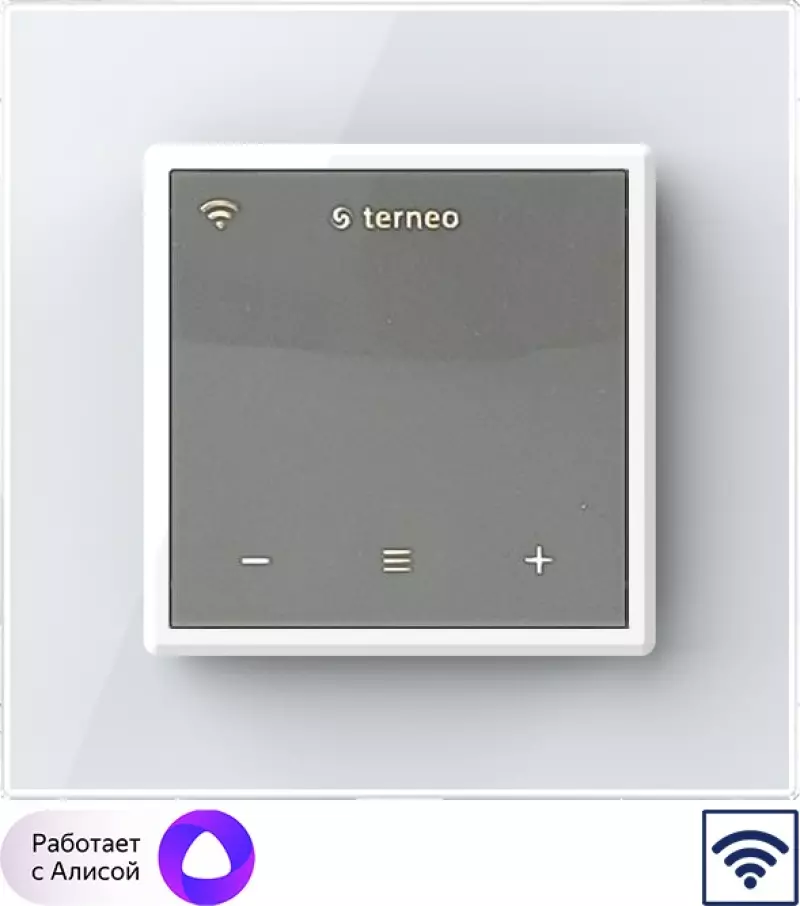 Wi-Fi Терморегулятор Terneo SX для рамки LIVOLO с сенсорным управлением, внешний датчик температуры, серый (механизм) / Рамка Livolo, 1 пост (Белый) Wi-Fi Терморегулятор Terneo SX для рамки LIVOLO с сенсорным управлением, внешний датчик температуры, серый (механизм) / Рамка Livolo, 1 пост (Белый)