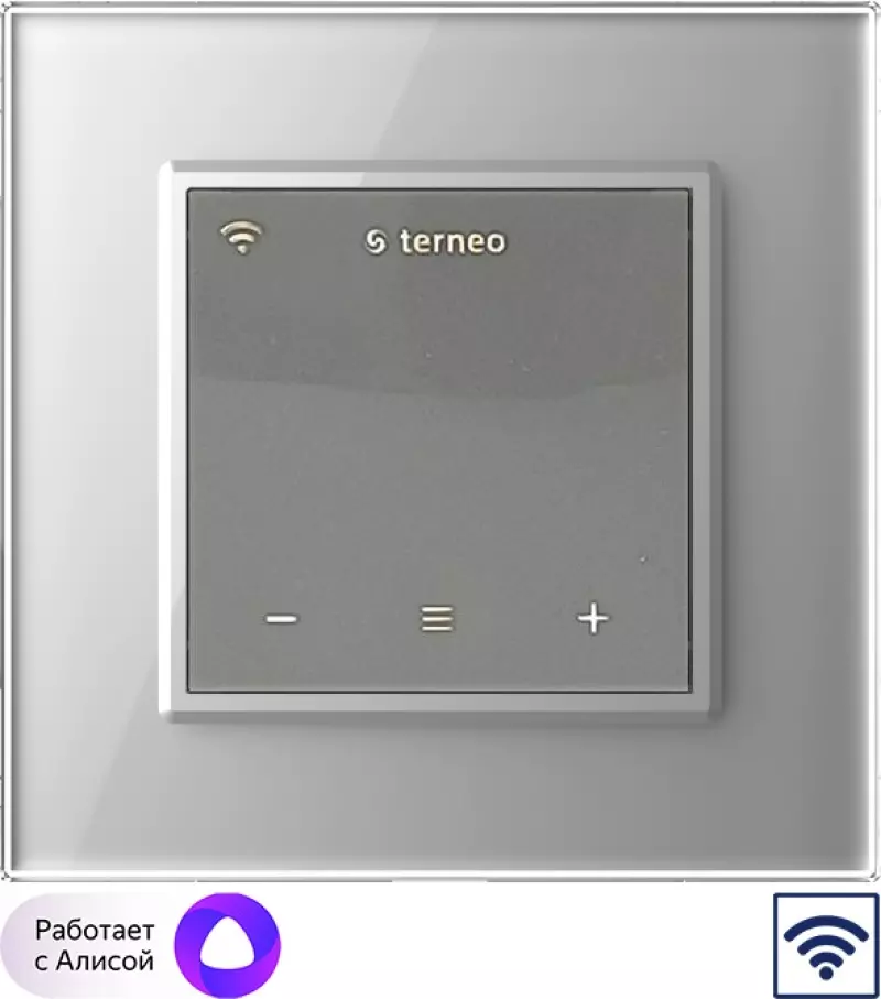 Wi-Fi Терморегулятор Terneo SX для рамки LIVOLO с сенсорным управлением, внешний датчик температуры, серый (механизм) / Рамка Livolo, 1 пост (Серый) Wi-Fi Терморегулятор Terneo SX для рамки LIVOLO с сенсорным управлением, внешний датчик температуры, серый (механизм) / Рамка Livolo, 1 пост (Серый)