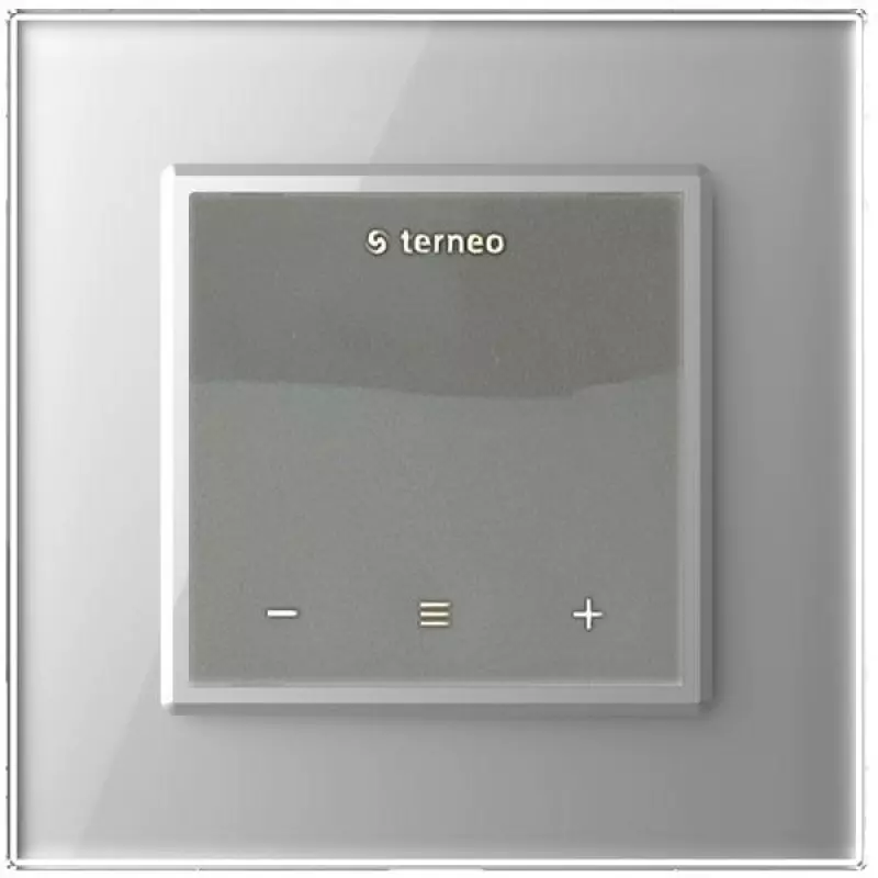 Терморегулятор Terneo S для рамки LIVOLO с сенсорным управлением, внешний датчик температуры, серый Терморегулятор Terneo S для рамки LIVOLO с сенсорным управлением, внешний датчик температуры, серый