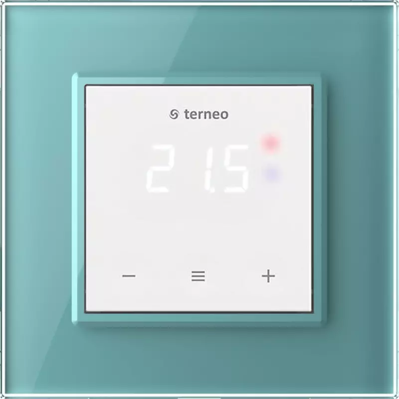 Терморегулятор Terneo S для рамки LIVOLO с сенсорным управлением, внешний датчик температуры, белый (механизм) / Рамка Livolo, 1 пост (Зелёный) Терморегулятор Terneo S для рамки LIVOLO с сенсорным управлением, внешний датчик температуры, белый (механизм) / Рамка Livolo, 1 пост (Зелёный)